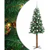 Image de Arbre de Noël fin, vert, 150 cm (vidaXL)