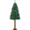Image de Arbre de Noël fin, vert, 210 cm (vidaXL)