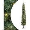 Image de vidaXL Arbre de Noël artificiel avec 300 LED avec support vert 270 cm