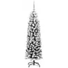 Image de vidaXL Sapin de Noël artificiel avec 150 LEDs avec support Vert 150 cm