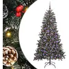 Image de vidaXL Arbre de Noël artificiel vert 180 cm PVC, plastique et acier