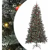 Image de vidaXL Arbre de Noël artificiel vert 240 cm PVC, plastique et acier