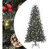 Image de vidaXL Arbre de Noël artificiel vert 240 cm PVC, plastique et acier