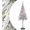 Image de vidaXL Sapin de Noël avec 300 LED Blanc 180 cm PE et acier