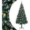 Image de vidaXL Arbre de Noël artificiel avec 300 LED avec support Vert 210 cm
