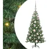 Image de Arbre de Noël vert vidaXL, 120 cm, en PVC