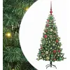 Image de Arbre de Noël vert vidaXL, 120 cm, en PVC