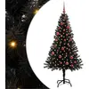 Image de vidaXL, sapin de Noël noir, 150 cm, en PVC
