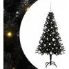 Image de vidaXL, sapin de Noël noir, 150 cm, en PVC