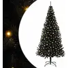 Image de vidaXL, sapin de Noël noir, 180 cm, en PVC
