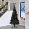 Image de vidaXL Sapin de Noël noir 240 cm PVC