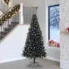 Image de vidaXL Sapin de Noël noir 240 cm PVC