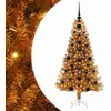 Image de Arbre de Noël vidaXL, couleur or, 120 cm, en PET