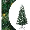Image de vidaXL Sapin de Noël artificiel pré-éclairé vert 150 cm