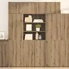 Image de Buffet haut vidaXL en chêne Artisan 80 x 42,5 x 185 cm, aggloméré