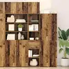 Image de vidaXL Buffet haut en bois recyclé 40 x 42,5 x 185 cm, aggloméré