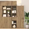 Image de Buffet haut vidaXL en chêne Artisan 40 x 42,5 x 185 cm, bois aggloméré