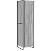Image de vidaXL Armoire à porte, gris Sonoma, 50 x 50 x 200 cm, aggloméré