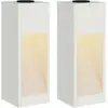Image de Vidaxl Solar Led Pathway Light 2 Pcs Warm White 18 X 18 X 50 Cm