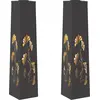 Image de vidaXL Lumière solaire de chemin LED 2 pcs noir acier laminé à froid