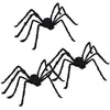 Image de vidaXL Décoration araignée Halloween 3 pcs noir 150 cm