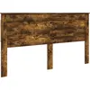 Image de vidaXL Tête de lit en chêne fumé 200 cm Bois composite