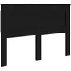 Image de vidaXL Tête de lit en bois d'ingénierie aspect chêne noir