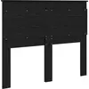 Image de vidaXL Tête de lit en bois noir imitation chêne 135 cm