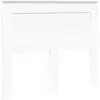 Image de vidaXL Tête de lit blanc 120 cm Bois composite