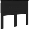 Image de vidaXL Tête de lit avec tête de lit noir imitation chêne 120 cm Bois composite