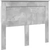 Image de vidaXL Tête de lit avec tête de lit Béton Gris 120 cm Bois composite
