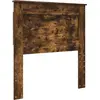Image de vidaXL Tête de lit en chêne fumé 80 cm Bois composite