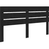 Image de vidaXL Tête de lit en bois d'ingénierie aspect chêne noir