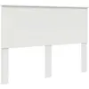 Image de Tête de lit vidaXL blanche 100 cm en bois composite