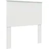 Image de Tête de lit vidaXL Blanc brillant 100 cm Matériau dérivé du bois