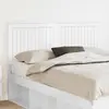 Image de Tête de lit vidaXL Bois blanc brillant