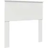 Image de Tête de lit vidaXL en bois blanc