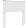 Image de T  te de lit vidaXL Bois blanc brillant