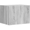 Image de Meuble TV vidaXL, gris Sonoma, 39 x 31 x 29,5 cm, aggloméré