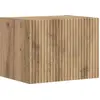 Image de Meuble TV vidaXL en chêne, style artisanal, 39 x 31 x 29,5 cm