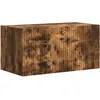 Image de vidaXL Armoire TV murale Chêne fumé 60 x 31 x 29,5 cm