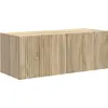 Image de Meuble TV vidaXL Sonoma 78,5 x 31 x 29,5 cm en aggloméré