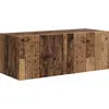 Image de Meuble TV vidaXL en bois recyclé 78,5 x 31 x 29,5 cm, aggloméré