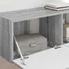Image de vidaXL Meuble TV mural 2 pcs Gris Sonoma 98 x 31 x 29,5 cm