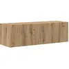 Image de vidaXL Meuble TV artisanal en chêne 98 x 31 x 29,5 cm
