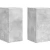 Image de vidaXL Armoire TV murale 2 pcs Béton 30 x 31 x 60 cm Bois composite