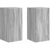 Image de vidaXL Meuble TV mural 2 pcs Gris Sonoma 30 x 31 x 60 cm