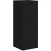 Image de vidaXL Meuble TV mural noir 30 x 31 x 80 cm Bois composite