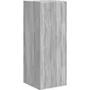 Image de vidaXL Meuble TV mural gris Sonoma 30 x 31 x 80 cm Bois composite