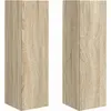 Image de vidaXL Armoire TV murale 2 pcs Sonoma 30 x 31 x 100 cm Matériau dérivé du bois